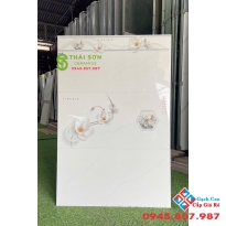 Gạch vitto bóng kiếng 30x60 ốp tường trắng vân mây