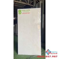 Gạch vito lát nền 60x120 màu vàng kem bóng kiếng