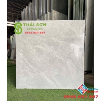 Gạch lát nền phòng bếp 80x80 vitto vân mây xám  bóng kiếng 