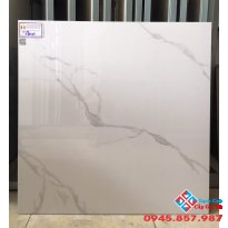 Đá lát nền 80x80 trắng mây ý mỹ 88007