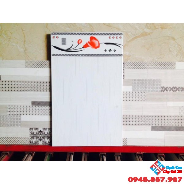 Gạch bông loa kèn đỏ 25x40
