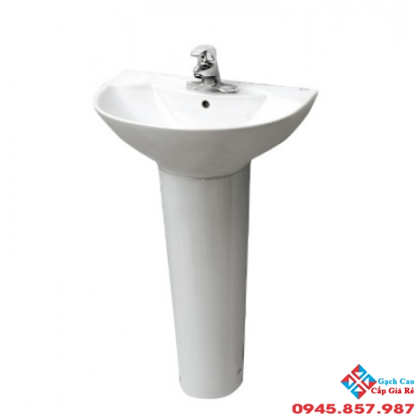 Chậu Lavabo Inax L-288V/L-288VD Treo Tường Kèm Chân Dài