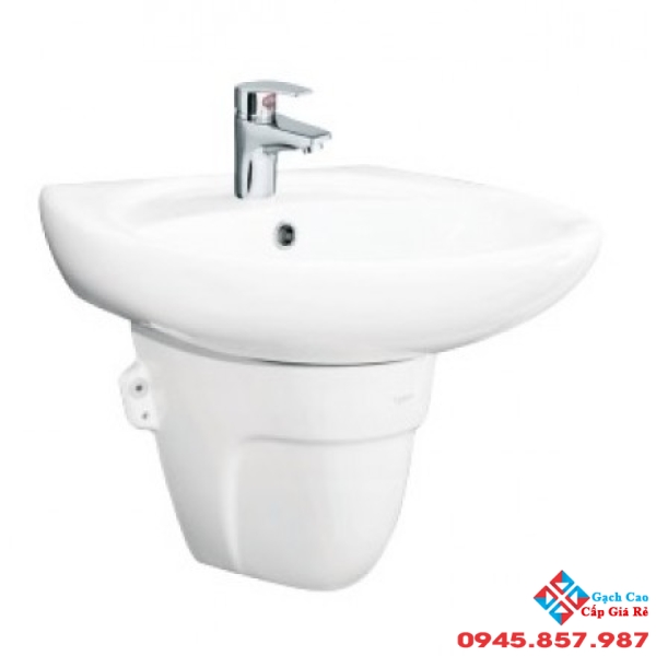 Chậu Rửa Mặt Lavabo Viglacera BS409/BS502 Treo Tường