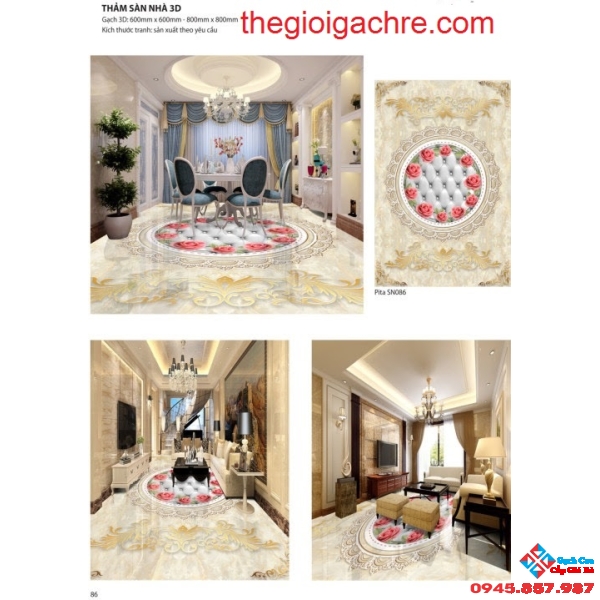 Gạch thảm theo yêu cầu giá rẻ nhất