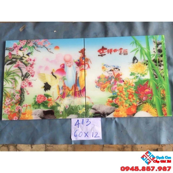 Gạch tranh ông thọ 60x120 giá rẻ