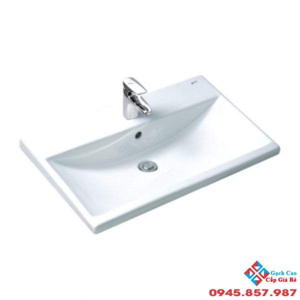 Chậu Rửa Lavabo Inax L-2397V Âm Bàn Dương Vành