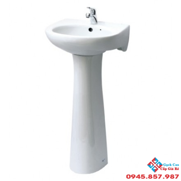 Lavabo Treo Tường Inax L-282V/L-284VD Kèm Chân Dài