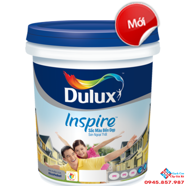Sơn Dulux Inspire ngoài trời cao cấp Th/18 Lít
