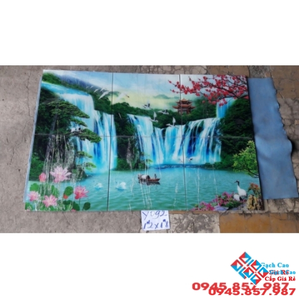 gạch tranh phong cảnh đẹp 120x180 giá rẻ