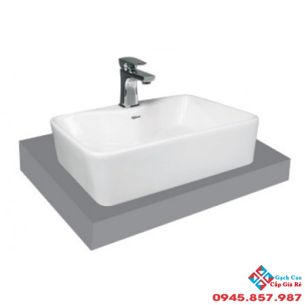 Chậu Rửa Lavabo Đặt Bàn Viglacera V72