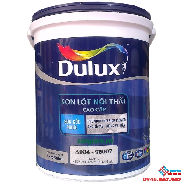 Sơn Dulux lót kiềm nội thất A934 - 5 Lít