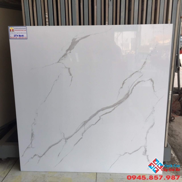 Gạch Lát Nền 80x80 Trắng Mây Tasa STN 8051