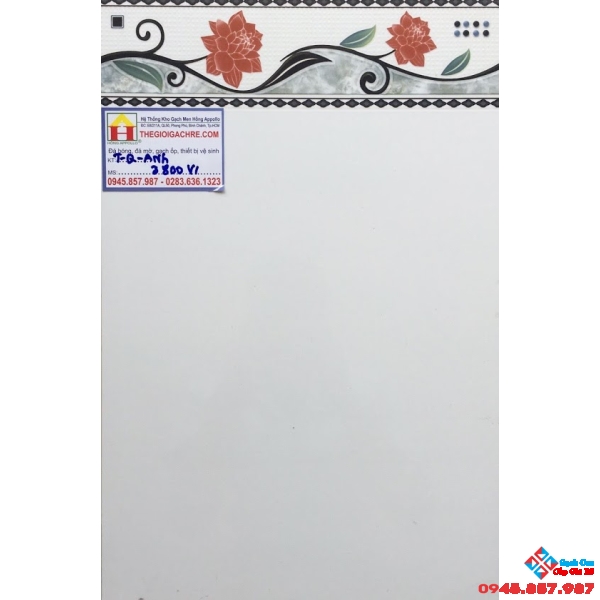 GẠCH ỐP TƯỜNG 30X45 GIÁ RẺ 3800VI