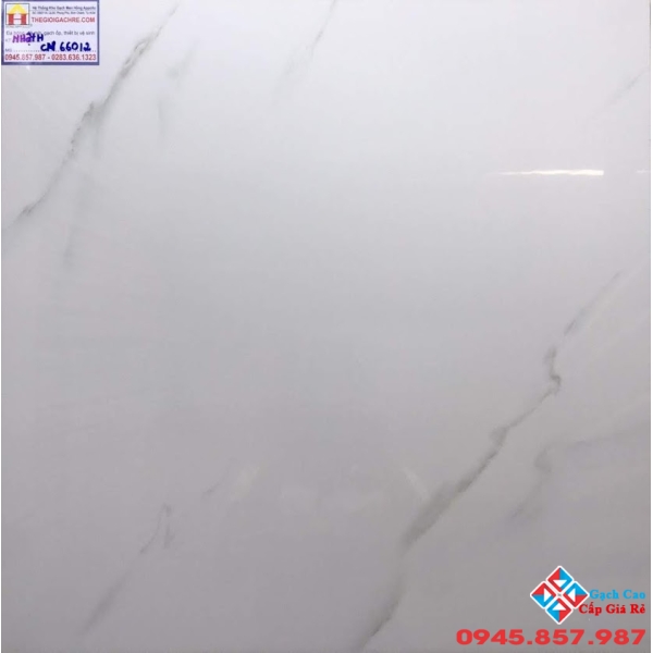 GẠCH 60X60 TRẮNG VÂN KHÓI CM66012
