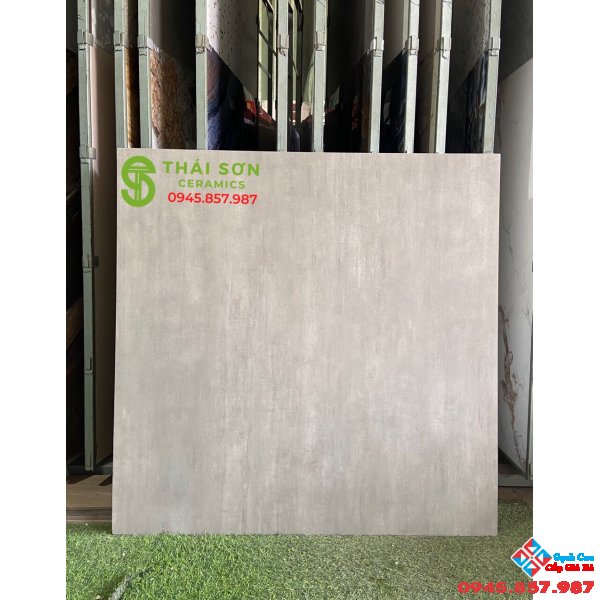 Gạch matt mờ xám xi măng 100x100 ấn độ