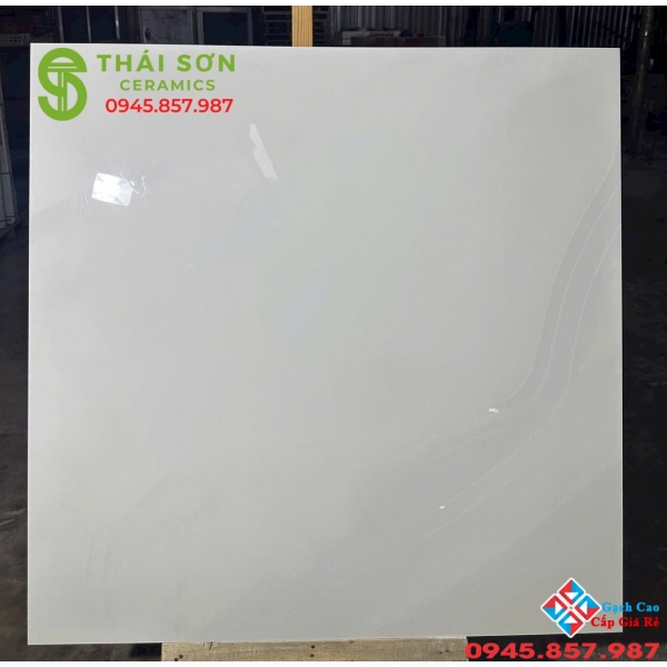 Gạch 100x100 bóng kiếng màu trắng xám ốp lát cao cấp