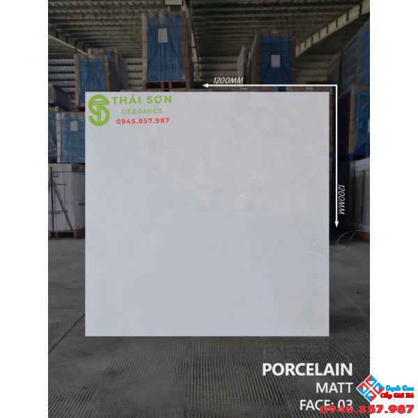 Gạch lát nền 120x120 matt mờ ấn độ màu xám cao cấp