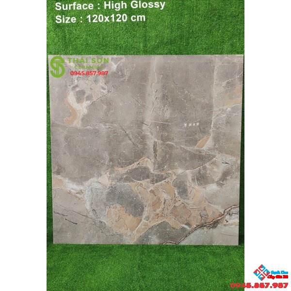 Gạch 120x120 lát nền bóng kính nhập khẩu cao cấp