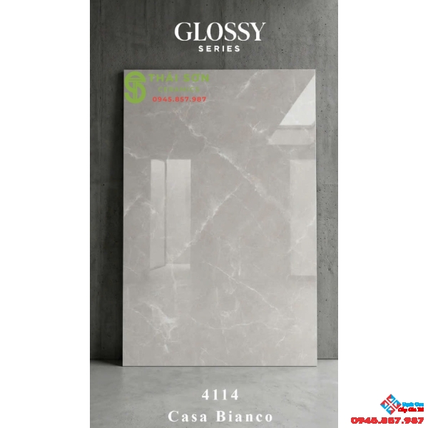 Gạch 120x180 khổ lớn ấn độ siêu bóng Casa Bianco