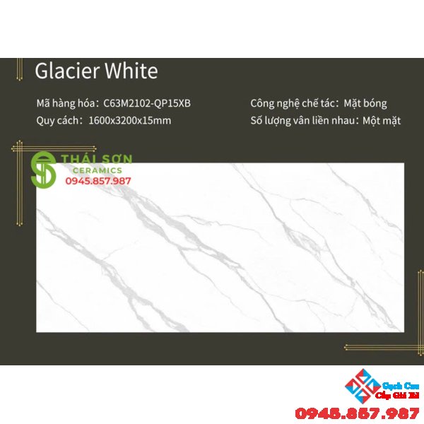 Gạch 160x320 lát nền trắng vân mây trung quốc