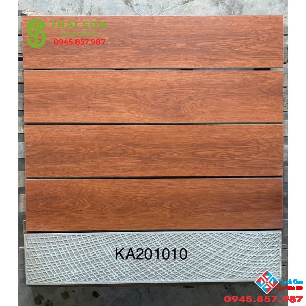 Gạch giả gỗ trung quốc lát nền 20x100 vân gỗ đỏ đẹp