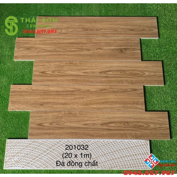 Gạch ốp tường giả gỗ 20x100 trung quốc