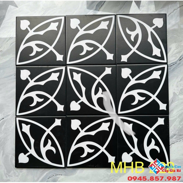 Gạch 20x20 lót nền quán bar cao cấp
