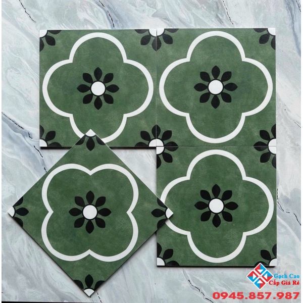 Gạch bông 20x20 lát nền mẫu mới nhập khẩu 