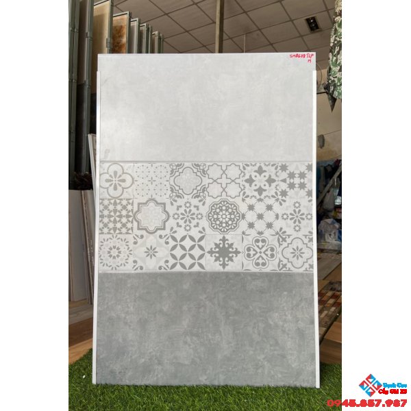 Gạch men dán tường 30x60 hoa văn giả cổ