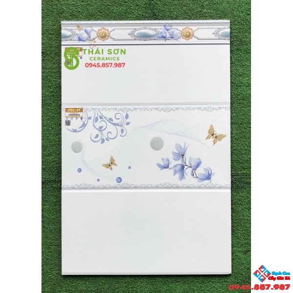 Gạch ốp tường trắng trơn men bóng 30x60 ý mỹ mới nhất hcm
