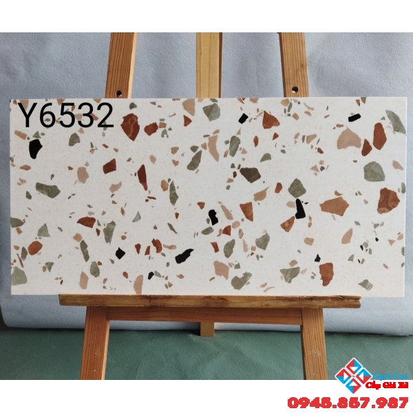 Gạch đá mờ 30x60 terrazzo đá mài trung quốc