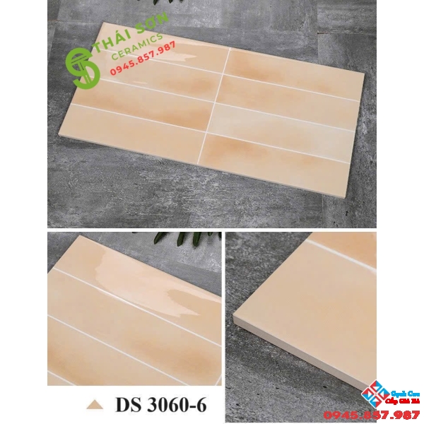 Gạch ốp tường trang trí 30x60 men bóng giả thẻ trung quốc
