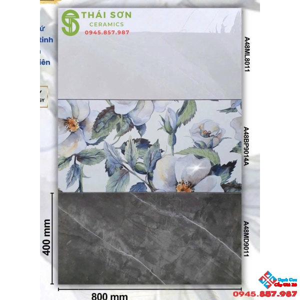 Gạch bóng kiếng 40x80 ốp tường apodio tông xám bộ đậm nhạt