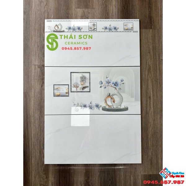 Gạch bóng kiếng 40x80 cmc ốp tường trắng vân mây giá rẻ