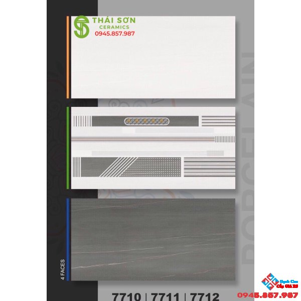 Gạch tasa bóng kiếng 40x80 ốp tường đậm nhạt