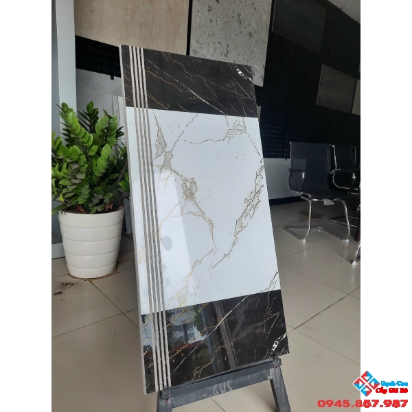 Gạch lát cầu thang 47x120 ánh kim