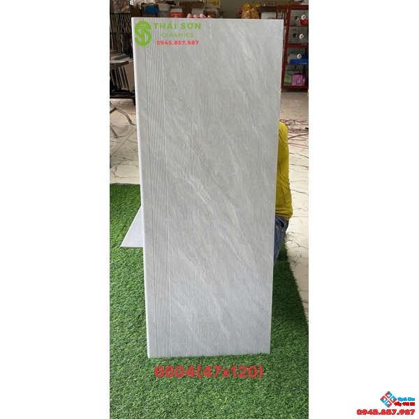 Gạch cầu thang giả gỗ cao cấp 47x120 nhập khẩu