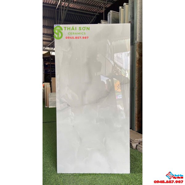 Gạch ấn độ 60x120 ốp lát phòng khách vân đá siêu bóng cao cấp