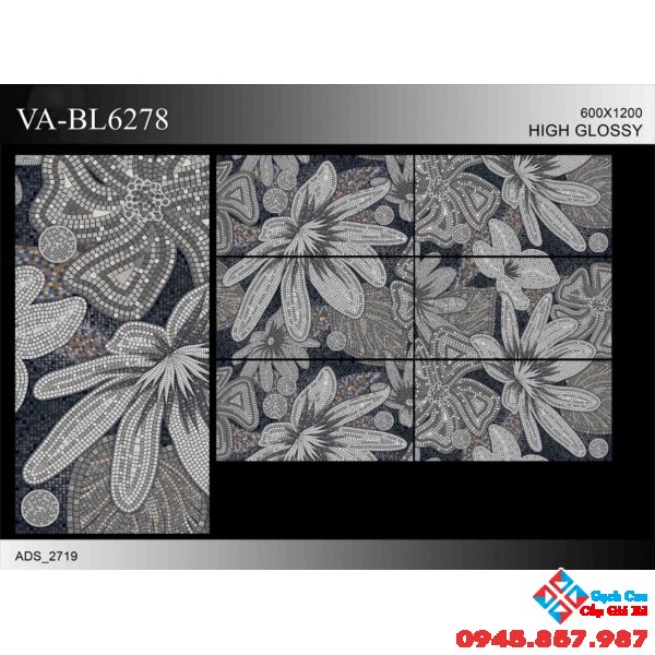 Gạch 600x1200 ấn độ mờ vân bông hoa đẹp