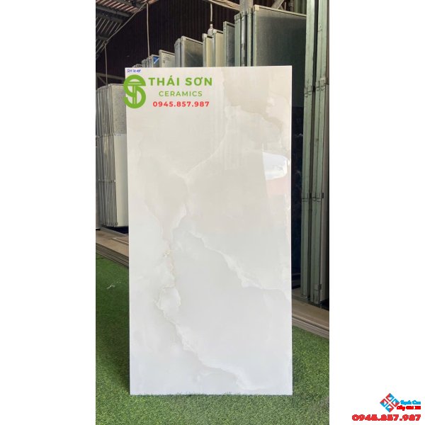 Gạch ấn độ 60x120 lát nền siêu bóng vân đá cao cấp