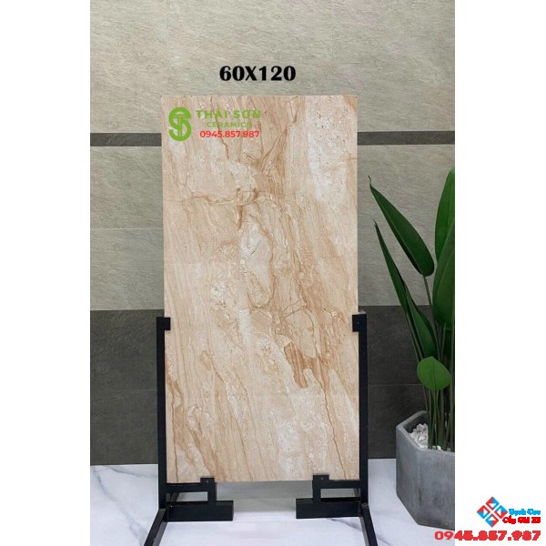 Gạch bóng kiếng lót nền 60x120 ấn độ cao cấp Gò Dầu