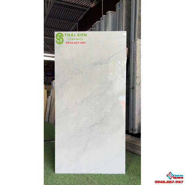 Gạch 60x120 bóng kiếng ấn độ vân xám giá tốt Q7