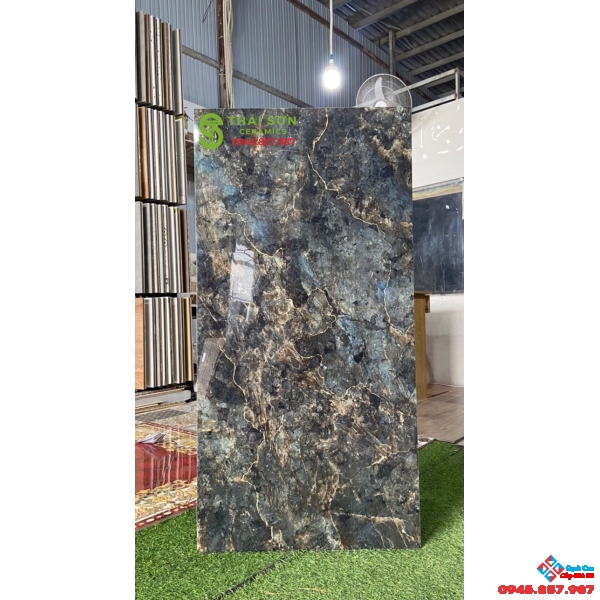 Gạch bóng kiếng cao cấp 60x120 lót sảnh phòng khách đẹp