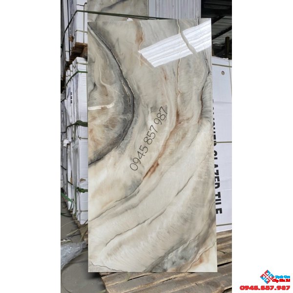 Gạch khổ lớn trung quốc 60x120 khắc kim siêu bóng