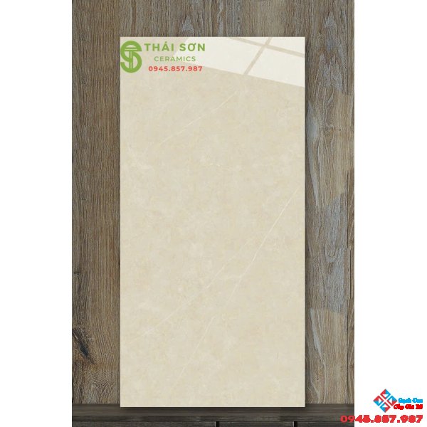 Gạch lát nền catalan 60x120 bóng kiếng vàng kem