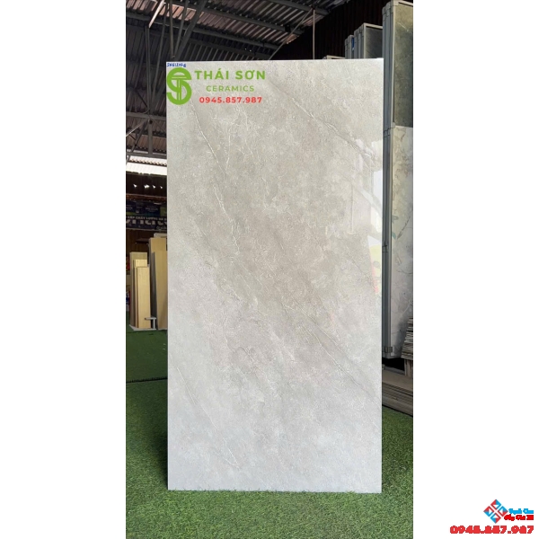Gạch cmc màu xám vân 60x120 bóng kiếng