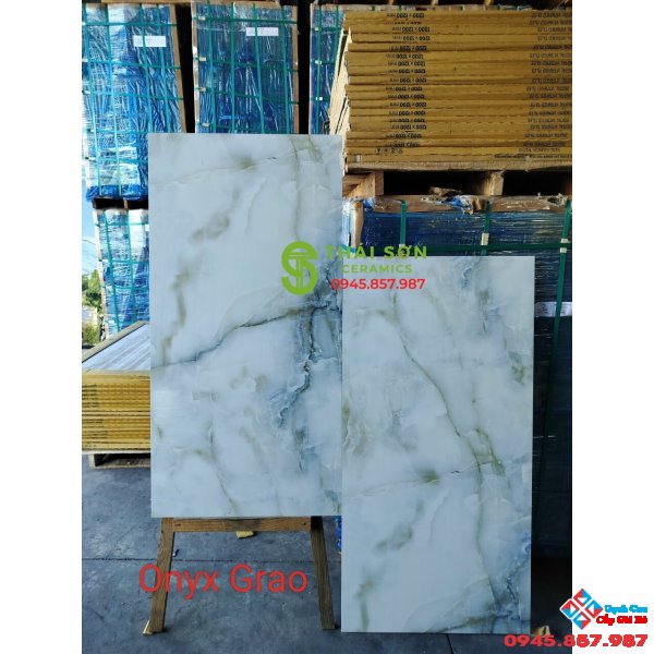 Gạch ấn độ  60x120 cao cấp siêu bóng Onyx Grao