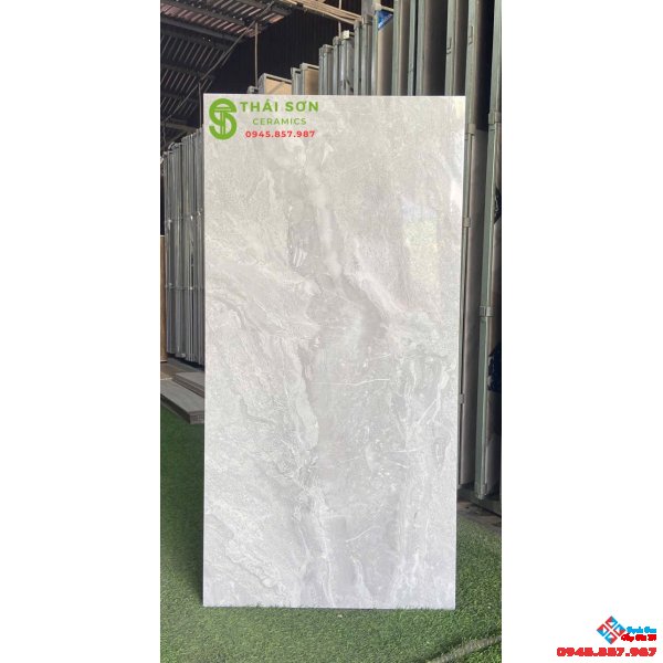 Gạch bóng kiếng xám vân đá lát nền 60x120 fushita cao cấp