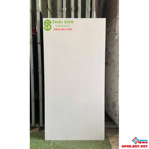 Gạch đá mờ màu xám xi măng nhạt 60x120 lát nền tasa