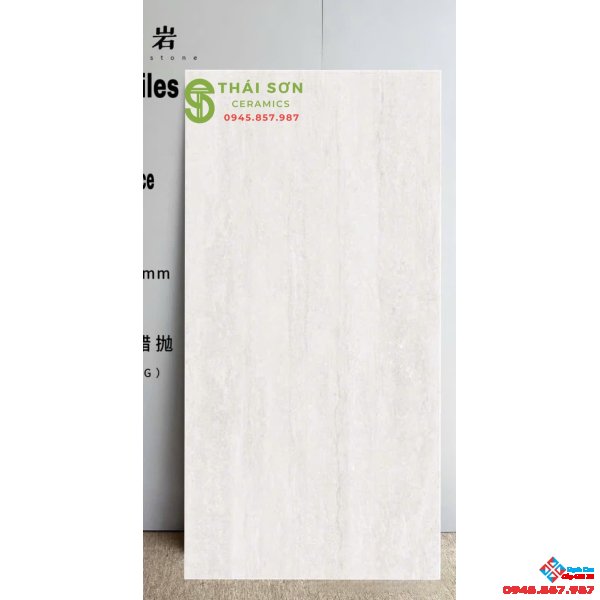 Gạch trung quốc 60x120 lát nền travertine matt mịn